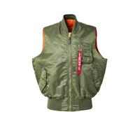 ALPHA INDUSTRIES Gilet 'MA-1' oliva, Taglia L