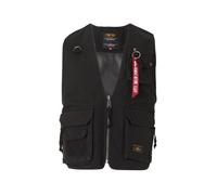 Alpha Industries Mesh Utility Gilet da uomo Black M