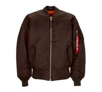 Alpha Industries - Hunter Brown Bomber Jacket Man AI Ma-1 - - Jackets - Uomo - Marrone - S