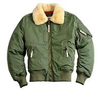 Alpha Industries Injector III Giacca Bomber da Uomo, Sage-Green, S