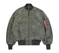 Alpha Industries, ,Jackets ,Uomo ,Verde ,L Ma-1 Distressed Bomber Jacket