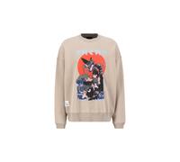 Alpha Industries Japan Warrior Sweatshirt Felpe Taglia L - Beige