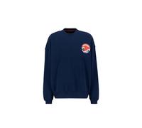 Alpha Industries Japan Wave Warrior Sweatshirt Felpe Taglia 2XL - Blu scuro