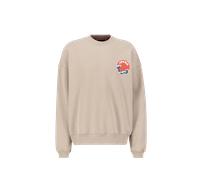 Alpha Industries Japan Wave Warrior Sweatshirt Felpe Taglia L - Beige