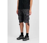 Alpha Industries Jet Camo Shorts Pantaloncini Taglia 33 - Mimetismo nero