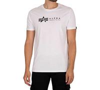 Alpha Industries Label 2 Pack Short Sleeve T-shirt Bianco XL Uomo