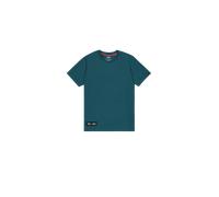 Alpha Industries Label Backprint T-Shirt Magliette Taglia L - Petrolio profondo