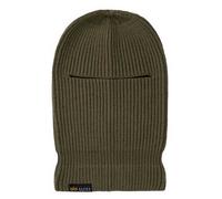 Alpha Industries Label Balaclava Verde Uomo,Donna