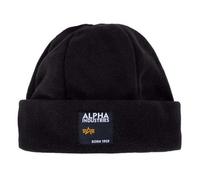 Berretto Alpha Industries Label Fleece Beanie 118937 Nero 00