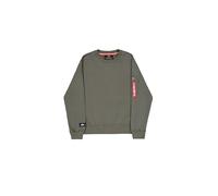 Alpha Industries Label Backprint Sweatshirt Felpe Taglia M - Verde