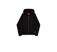 Alpha Industries Label Zip Backprint Hoodie Taglia S - Nero
