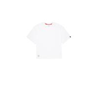 Alpha Industries Logo Code Backprint T-Shirt Magliette Bianco