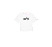 Alpha Industries Logo Edge T-Shirt Magliette Taglia S - Bianco