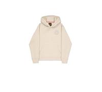 Alpha Industries Logo Hoodie Back Print Felpa con Cappuccio, Organic Beige, L Uomo