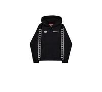 Alpha Industries Logo Track Tape Hoodie da Uomo Black XXL