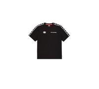 Alpha Industries Logo Track Tape T-Shirt Magliette Taglia L - Nero