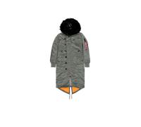 Alpha Industries Long Fishtail Jacket Verde XS Donna