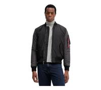 Alpha Industries - Ma-1 Camo Back Embroidery Bomber Jacket - - Jackets - Uomo - Nero - M