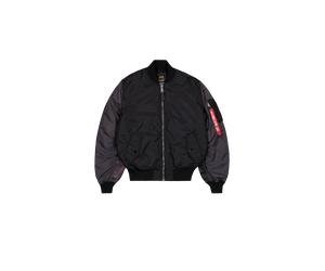 Alpha Industries MA-1 Camo Back Embroidery Giacche Bomber Taglia S - Nero