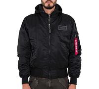 Alpha Industries MA-1 D-Tec Bomber Jacket per Uomo Black/Black