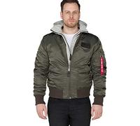 Alpha Industries MA-1 D-Tec Bomber Jacket per Uomo Rep.Grey