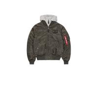 Alpha Industries MA-1 D-Tec Hood Giacche Bomber Taglia L - Grigio