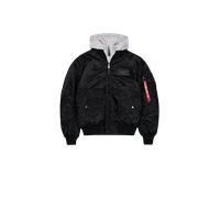 Alpha Industries MA-1 D-Tec Hood Giacche Bomber Taglia S - Nero