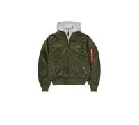Alpha Industries MA-1 D-Tec Hood Giacche Bomber Taglia XL - Verde scuro