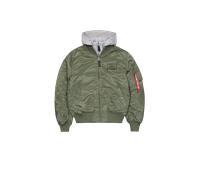 Alpha Industries MA-1 D-Tec Hood Slim Giacche Bomber Taglia 3XL - Verde oliva