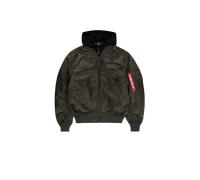 Alpha Industries MA-1 D-Tec Hood Slim Giacche Bomber Taglia S - Verde scuro