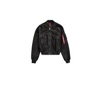 Alpha Industries MA-1 FL Vintage Bomber Giacca da donna Black M