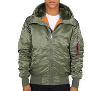 Alpha Industries MA-1 Giacca bomber con cappuccio da Uomo Sage-Green