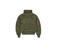 Alpha Industries MA-1 Hooded Giacche Bomber Taglia 2XL - Verde scuro