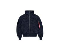 Alpha Industries MA-1 Hooded Giacche Bomber Taglia S - Blu