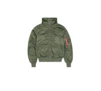 Alpha Industries MA-1 Hooded Giacche Bomber Taglia S - Verde oliva