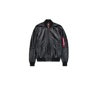 Alpha Industries MA-1 Leather Slim Giacche di pelle Taglia M - Nero