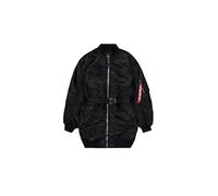 Alpha Industries MA-1 Long Bomber Giacca da donna Black M