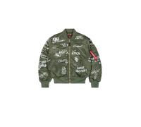 Alpha Industries MA-1 Peace Giacche Bomber Verde oliva