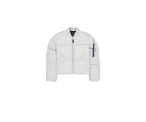Alpha Industries MA-1 Puffer UV Loose Giacche Bomber Taglia XS - Grigio