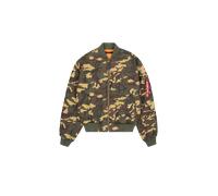 Alpha Industries MA-1 Quilted Camouflage Giacche Bomber Taglia XL - Woodland Camouflage