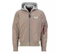 Alpha Industries MA-1 TT Giacca bomber con cappuccio da Uomo Vintage Sand