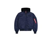 Alpha Industries MA-1 TT Hood Cold Weather Giacche Bomber Taglia M - Blu scuro
