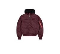 Alpha Industries MA-1 TT Hood Cold Weather Giacche Bomber Taglia M - Rosso