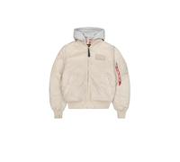 Alpha Industries MA-1 TT Hood Cold Weather Giacche Bomber Taglia M - Beige