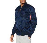 Alpha Industries MA-1 VF 59 Long Giacche Bomber Taglia L - Blu