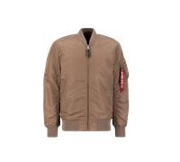 Alpha Industries MA-1 VF 59 Long Giacche Bomber Taglia XL - Grigio-marrone