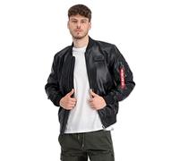 ALPHA INDUSTRIES Giacca di mezza stagione rosso / nero / bianco, Taglia M