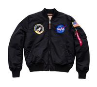 Alpha Industries MA-1 VF NASA Giacca nera XXS Nero