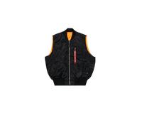 Alpha Industries MA-1 Vintage Loose Vest Giacche Bomber Taglia L - Nero