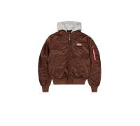 Alpha Industries MA-1 Zip Hood Backprint Giacche Bomber Taglia M -